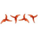 CUIPPWRJ 2 Pairs 2.5 Inch 3 CW CCW Propellers Compatible with Racing Drone Compatible with Multi Rotor Emax Tinyhawk II Freestyle(Red)