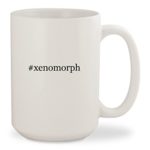 #xenomorph – White Hashtag 15oz Ceramic Coffee Mug Cup