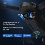 HHD Drones with Camera for Adults 4k, Easy GPS Quadcopter for Beginner with 40 mins Flight Time, App Control,5G FPV Transmission, Auto Return Home, Follow Me?2 Batteries