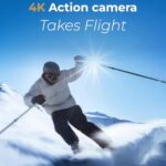 HOVERAir X1 PRO 4K Action Flying Camera, Foldable Drone with Camera with 42 KM/H Follow Speed, 10+ Fully Automatic Flight Modes, Fly Anywhere with OmniTerrain, SmoothCapture 2.0(Skiing Combo)