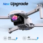 Holy Stone HS360E GPS EIS Drones with Camera for Adults 4K, 249g FAA Compliant Lightweight Foldable FPV RC Quadcopter Drone with 1200W Sensor, 20000ft Range, Auto Return, Follow Me, Upgraded HS360S