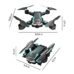 Drone, Hd Aerial Photography Dual-Engine Intelligent Quad-Rotor Three-Sided Obstacle Avoidance Remote Control Aircraft, Three-Sided Obstacle Avoidance Remote Control Aircraft, App Remote Control (Black)