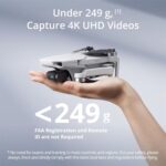 DJI Mini 4K, Drone with 4K UHD Camera for Adults, Under 249 g, 10km Video Transmission, Auto Return, Wind Resistance, 1 Battery for 31-Min Max Flight Time, Bundle with 64gb SD Card and Landing Pad