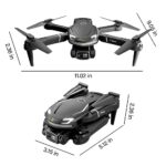 Aerial Photography Drone With 4K HD Camera – Foldable Drone Toy For Kids – Remote Control Quadcopter With Altitude Hold, Headless Mode And One ??? Start – Gifts