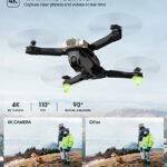 SYMA Drones with Camera for Adults 4K, Easy GPS RC Quadcopters with 36mins Flight Time, 5GHz FPV Transmission, Auto Return Home, Light Positioning, 4K Drone with Carrying Case