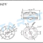 Tarot TL68P07 6S 380KV 4108 Multi Rotor Disc Brushless Motor for DIY Quadcopter FPV Drone (6 Pcs)
