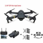 Celendi E58 2MP w/ 720P Camera WiFi FPV Foldable Selfie Drone RC Quadcopter RTF + 1 Cable & 3 Batteries