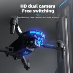 WIFI FPV Drone With 1080p HD Camera Altitude Hold Headless Mode Start Speed Optical Fl-ow Localization Remote Control Toys Gifts For Adults Men Begginer Gifts