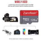 ZannFlash 128GB Micro SD Card Class 10, Tf Card Memory Card High Speed MicroSD Card with Adapter for Smartphones, Tablets, Drones, Action Cameras, DSLR and 4K or Full HD Camcorder (128GBx1)