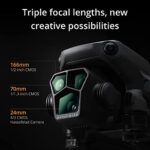 DJI Mavic 3 Pro Cine with DJI RC Pro (high-bright screen), Flagship Triple-Camera Drone, Tri-Camera Apple ProRes Support with 1TB of storage, Three Intelligent Flight Batteries and more