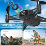HR Drone With 1080P Camera,Mini Drone For Kids And Adults,Quadcopter For Beginners With Altitude Hold,One Key Start/Land,Draw Path,2 Modular Batteries,Remote Control Toys Gifts For Boys Girls