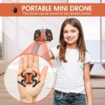 ATTOP Mini Drone with Camera – FPV Drones for Kids, RC Quadcopter Drone with FPV Video, Voice Control, Altitude Hold, Headless Mode, Trajectory Flight, Foldable Kids Drone Christmas Gift for Boy/Girl