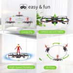 Zuhafa Mini Drone for Kids Beginners Adults Pocket RC Quadcopter 360°Flip, Altitude Hold, 3 Speed mode, One Button Take Off/Landing Kids Drone Boys Gifts Girls Toys with 2 Batteries