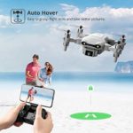 4DRC V9 Mini Drone with 720P HD Camera for Kids, Foldable Quadcopter with FPV WiFi Camera Toys Gifts for Boys Girls with Auto Hover,Trajectory Flight/3D Flips/One Key Return/3 Modular Batteries