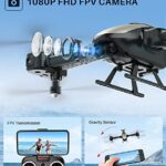 Helicopter Drone with Camera for Adults 1080P HD FPV Cameras, SYMA Remote Control Helicopters Toys for Boys Girls with Flight Route Mod, Altitude Hold, Headless Mode, 3D Flips and 2 Batteries