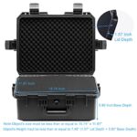 Regetek Waterproof Hard Camera Case, Multi-Purpose Case with Customizable Foam for Camera, Camcorder,Drone,instrument,IP67, Shockproof 17.99″x 16.38″x 7.99″