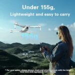 KGF Drone with Camera 1080P HD FPV Foldable Drones for Kids and Beginners,Brushless Motor Gesture Control,Stable Altitude Hold, One Key Start, 360° Flip, Waypoints Fly, Gravity Control, 2 Batteries