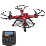 GoolRC 5.8G FPV Drone with 2.0MP HD Camera Live Video, Headless Mode, One Key Return and 3D Flips RC Quadcopter Height Hold Easy Fly for Learning(RED)
