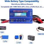 Woltechz B6 Lipo Charger Balance Charger Discharger 1S-6S Digital LCD RC Battery Charger for LiPo LiHV Life Li-ion NiCD NiMH PB Smart Battery with Power Supply
