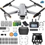 DJI Air 2S Fly More Combo with Smart Controller – Drone Quadcopter UAV with 3-Axis Gimbal Camera, 5.4K Video, 3 batteries, Case, 128gb SD Card, Lens Filters, Landing pad Kit with Must Have Accessories