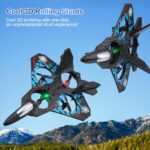 RC Plane 2.4GHz Remote Control Plane L0712 Quadcopter Hovering with Auto Hovering Fighter Aircraft RC Airplane RTF for Beginner, Kids and Adults,3D Flip Airplane Toy with Colored Lights USB Charging