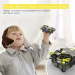 SNAPTAIN H823H Portable Mini Drone for Kids, RC Pocket Quadcopter with Altitude Hold, Headless Mode, 3D Flip, Speed Adjustment and 3 Batteries-Yellow