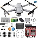 DJI Air 2S Fly More Combo – Drone Quadcopter UAV with 3-Axis Gimbal Camera, 5.4K Video, 3 batteries, HardCase, 128gb SD Card, Lens Filters, Landing pad Kit with Must Have Accessories