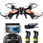 DBPOWER Predator U842 WIFI RC Quadcopter Drone with HD Camera 2.4G 4CH 6 Axis Gyro Headless Mode For Beginners, Big Size Black for Outdoor Use