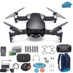 DJI Mavic Air Drone – Quadcopter with 32gb SD Card – 4K Professional Camera Gimbal – Bundle – Kit – with Must Have Accessories (Onyx Black)
