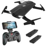 Holy Stone HS160 Shadow FPV RC Drone with 720P HD Wi-Fi Camera Live Video Feed 2.4GHz 6-Axis Gyro Quadcopter for Kids & Beginners – Altitude Hold, One Key Start, Foldable Arms,Bonus Battery