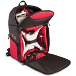 Bower Sky Capture Series Backpack for DJI Phantom 3 Standard/Professional/Advanced, Phantom 1, 2 and 4 Drones, Black/Red