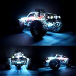Waterproof LED Light Strips for RC Cars Trucks Airplanes Boats Drones Fixed Wing AR Wing Model Underglow Light (White)
