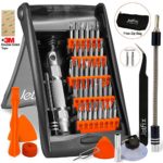 Jetfix 52in1 Precision Magnetic IT Screwdriver Set for Computer/ Watch/ Electronics/ Cell Phone/ PC/ Laptop/ Glasses/ Hardware/ iPad/ iMac/ Macbook/ iPhone 8/ Tablet/ Jewellers/ Samsung/ Apple/ Drone